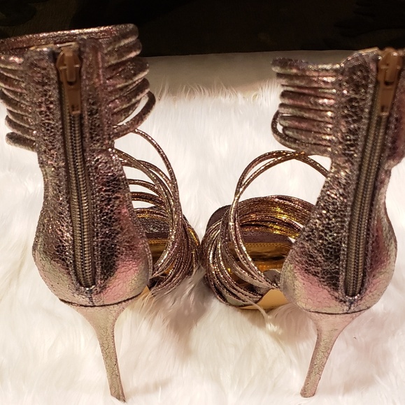 NWOT Sexy Strappy Sandals - Picture 3 of 8